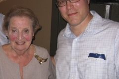 Secretary Albright with guest.